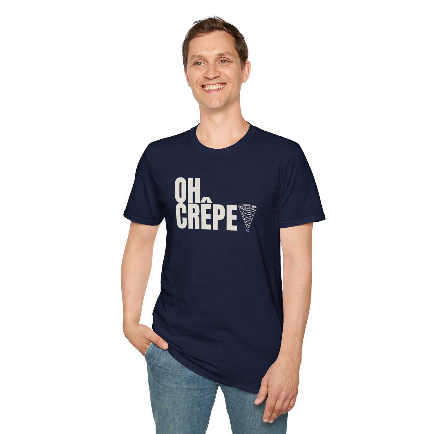 Funny Oh Crepe Unisex T-Shirt Food Theme