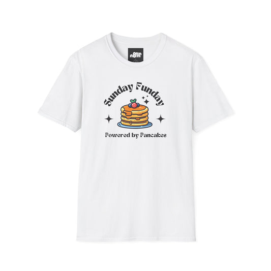 Sunday Funday Pancake T-Shirt for Food Lovers