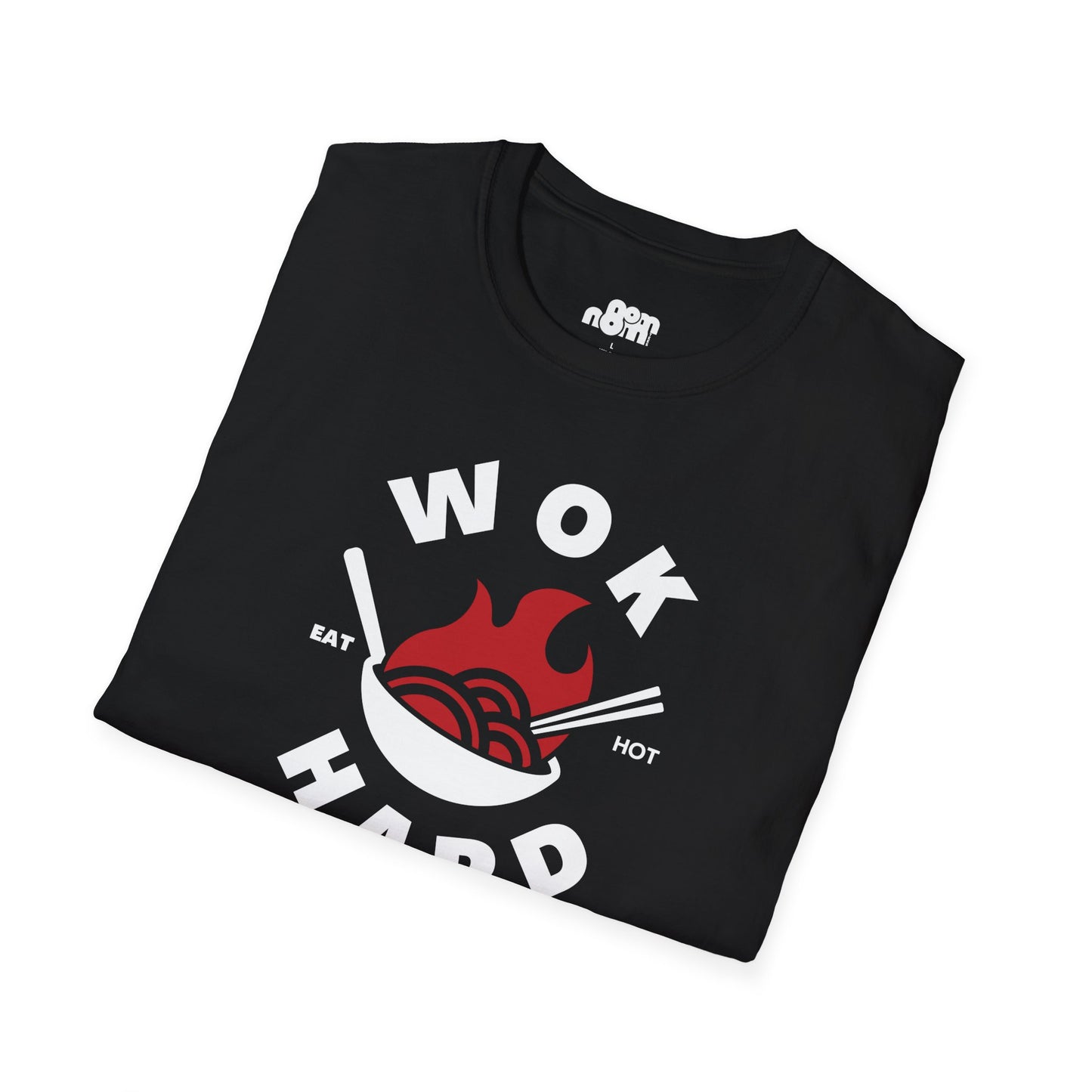 Wok Hard T-Shirt Fun Foodie Graphic Tee