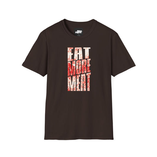 Eat More Meat T-Shirt Casual Foodie Tee for BBQ Lovers