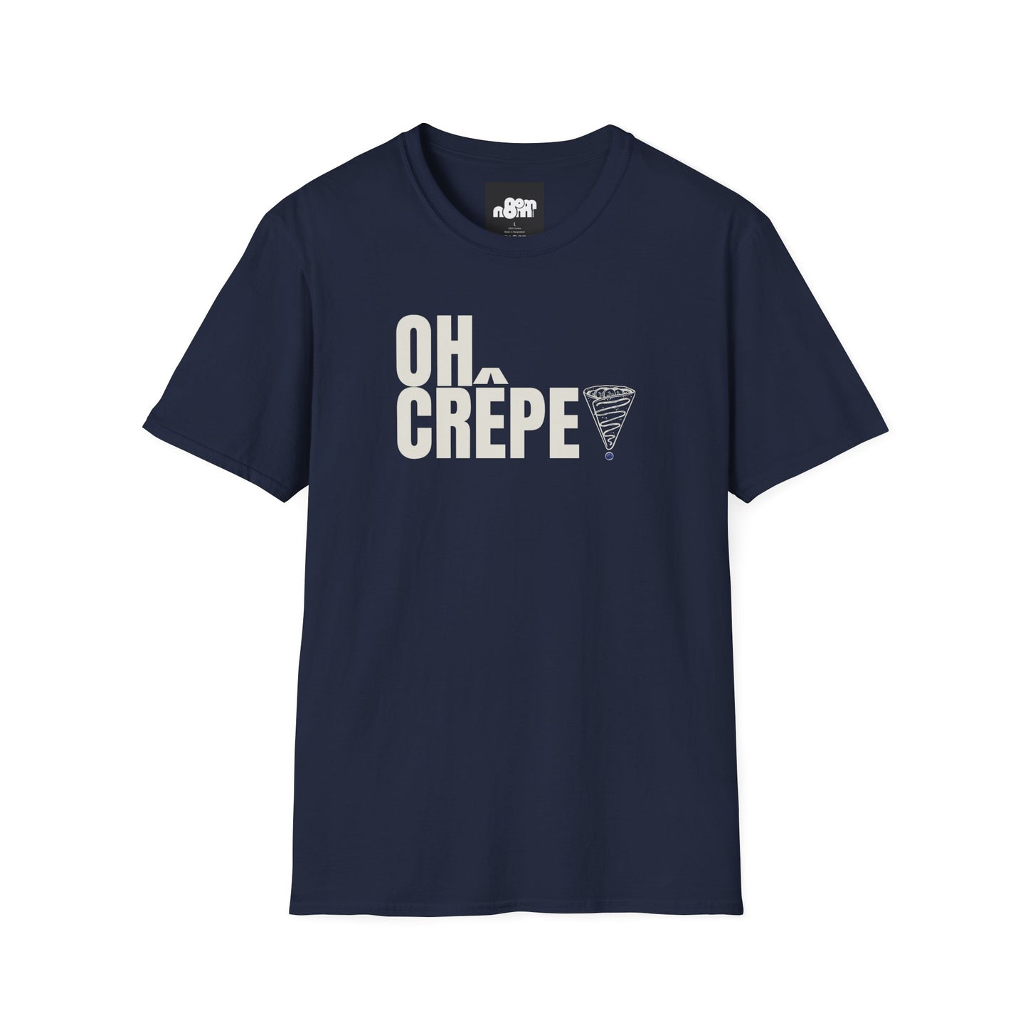 Funny Oh Crepe Unisex T-Shirt Food Theme
