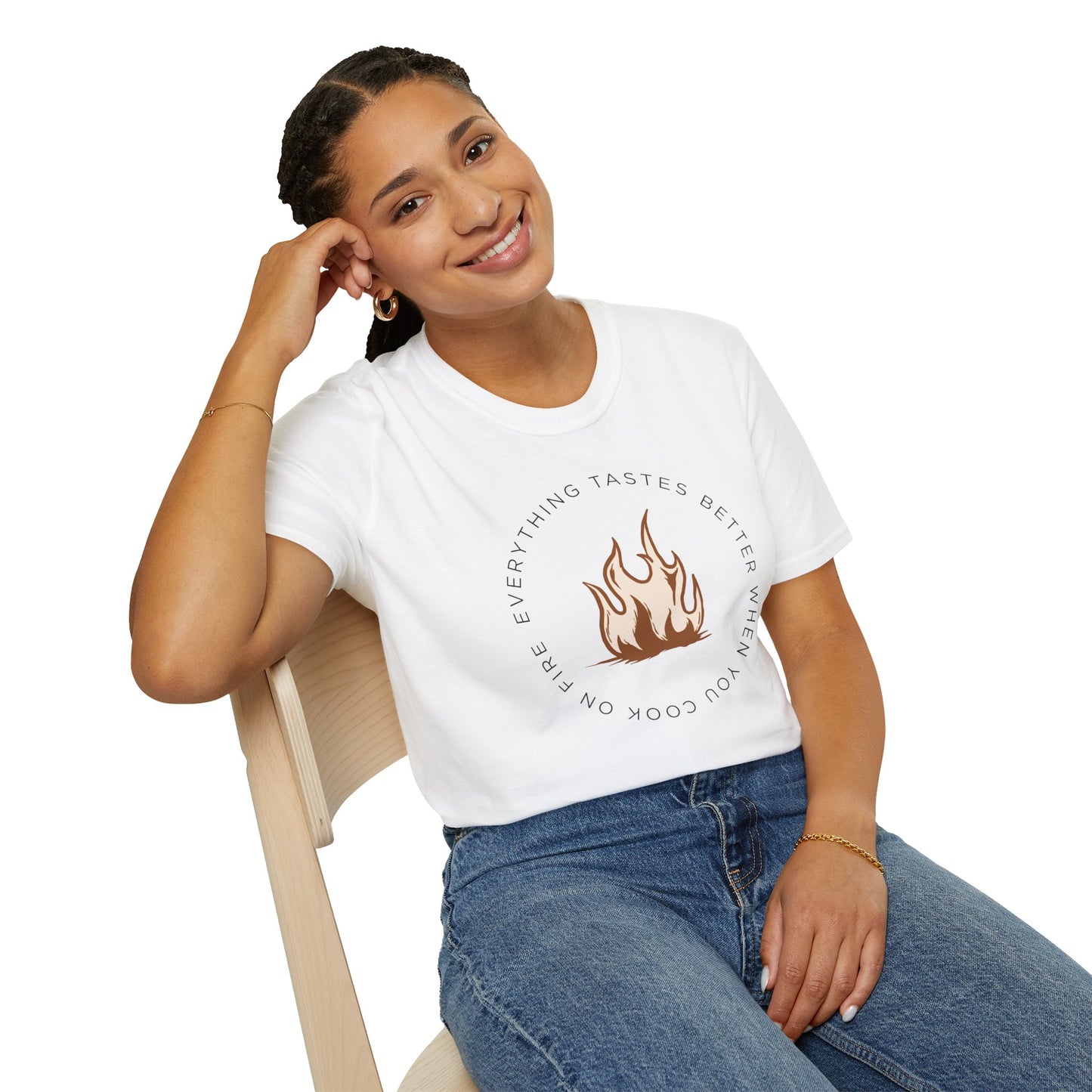 Everything Tastes Better When You Cook On Fire Softstyle T-Shirt