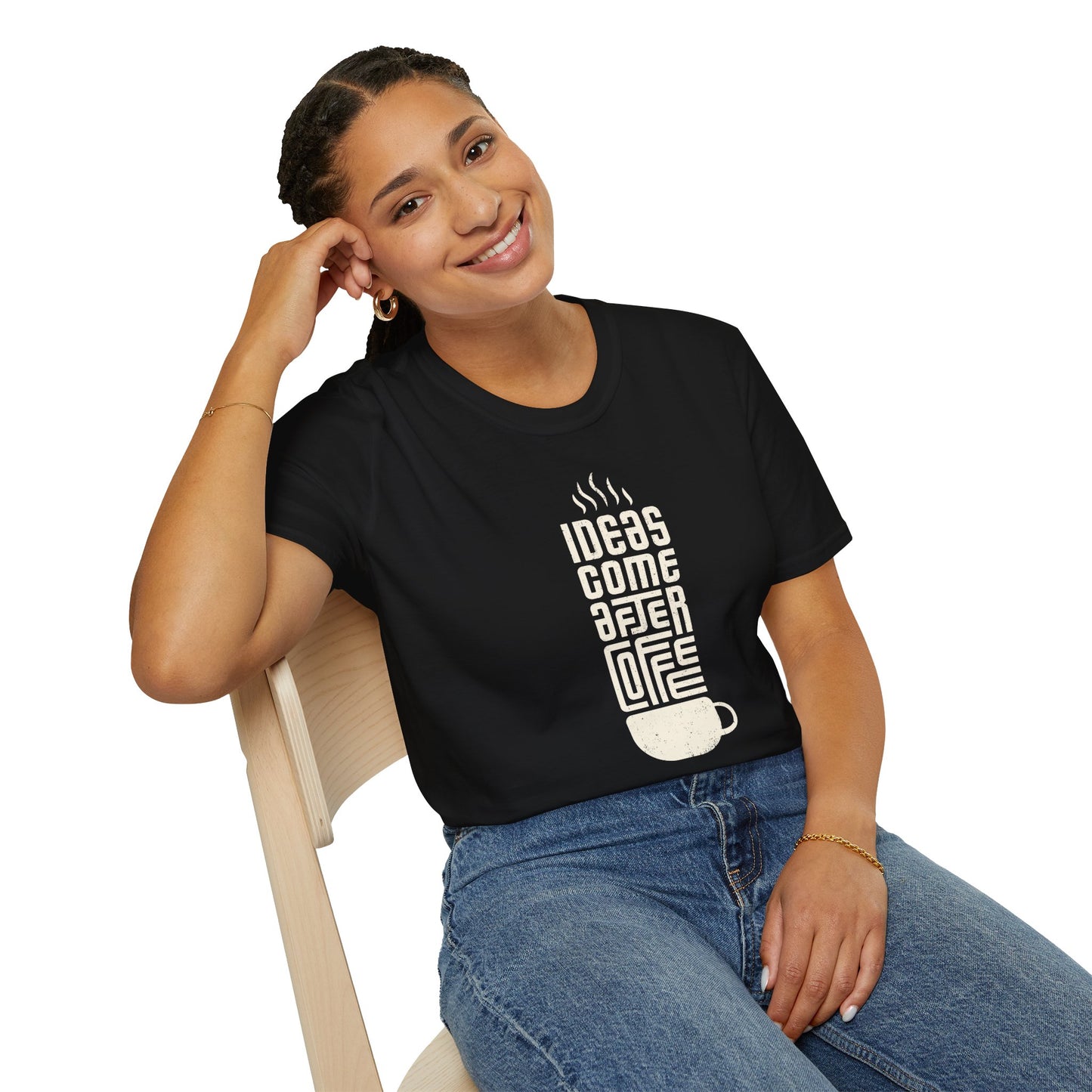Ideas Come After Coffee T-Shirt