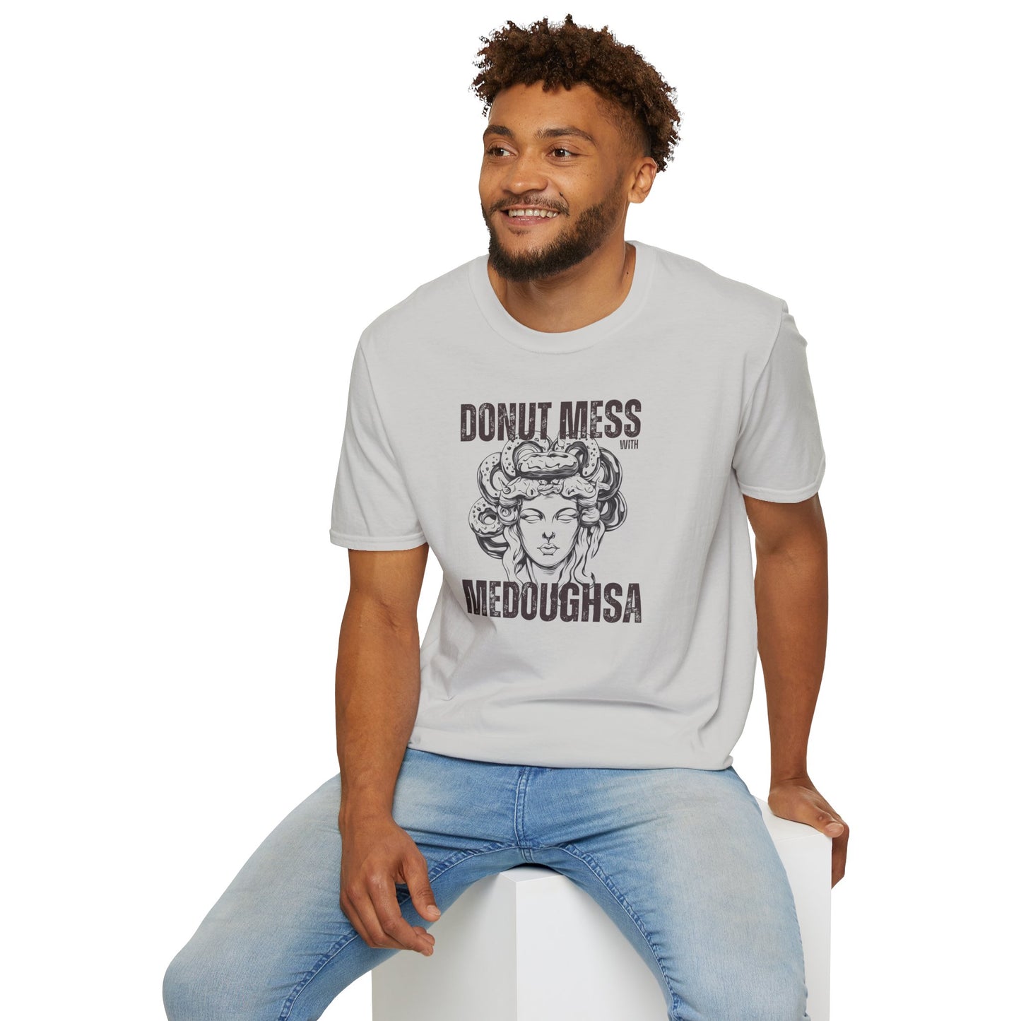 Funny Donut Mess with Medoughsa Softstyle T-shirt