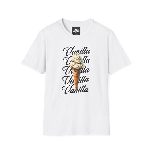 Vanilla Ice Cream Softstyle T-Shirt Unisex Fun Summer Tee