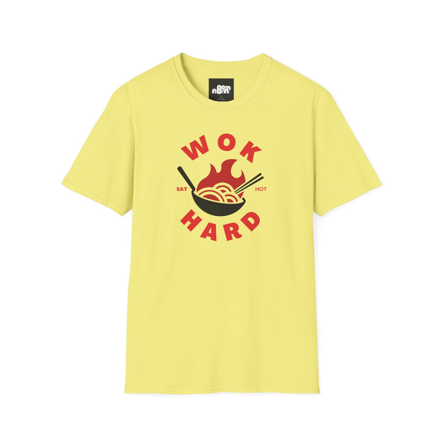 Wok Hard T-Shirt Fun Foodie Graphic Tee