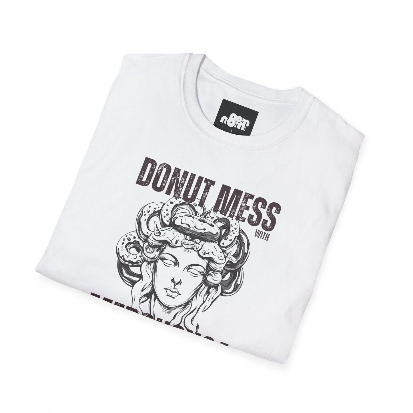 Funny Donut Mess with Medoughsa Softstyle T-shirt