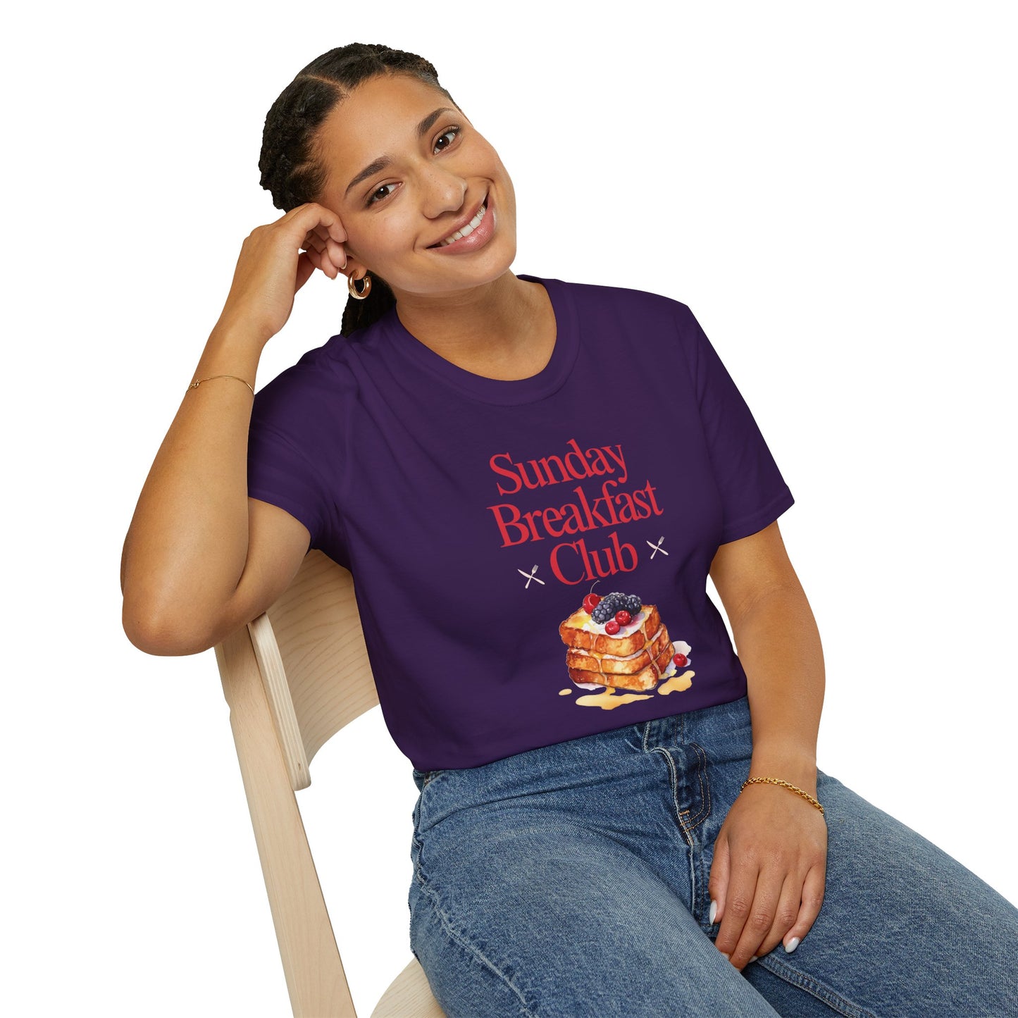 Sunday Breakfast Club T-shirt Unisex Softstyle