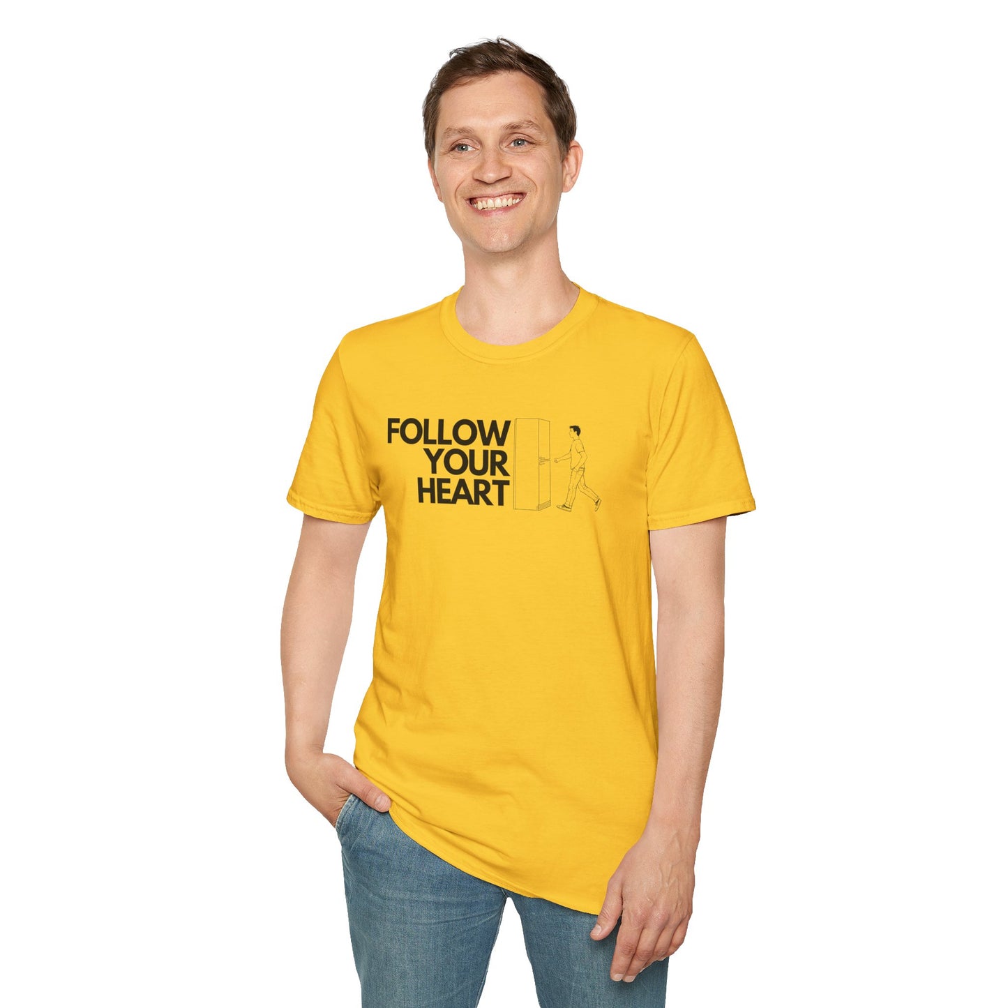 Follow Your Heart T-Shirt Inspirational Casual Wear