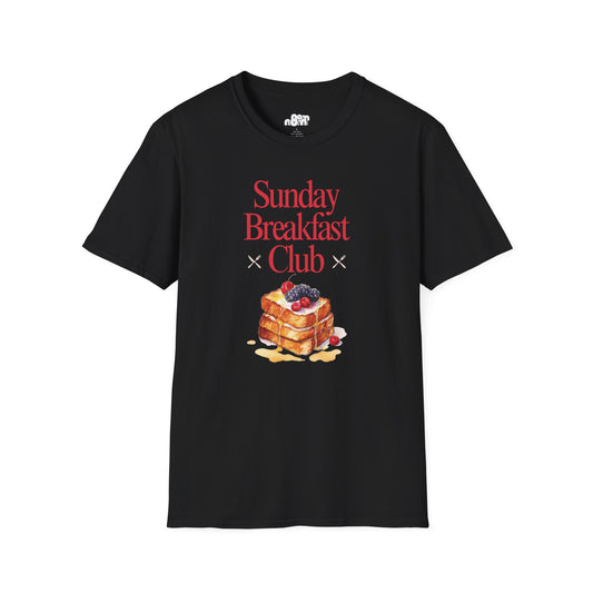 Sunday Breakfast Club T-shirt Unisex Softstyle