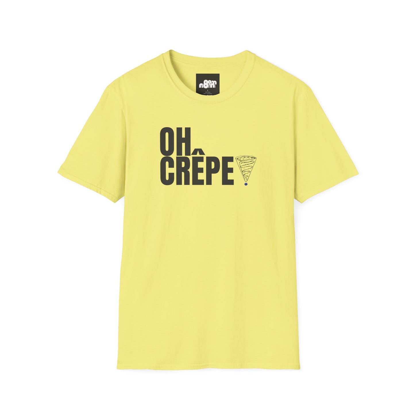 Funny Oh Crepe Unisex T-Shirt Food Theme