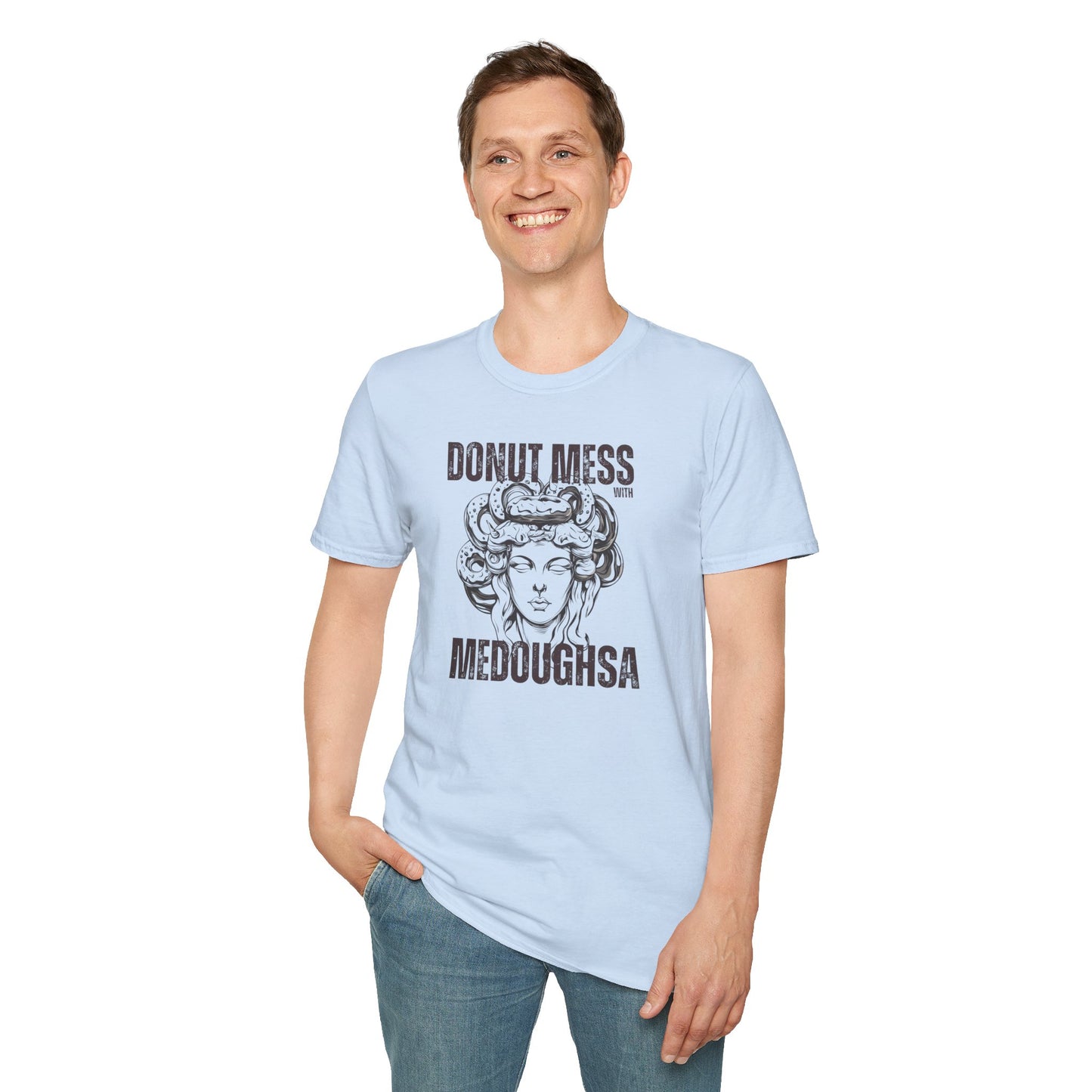 Funny Donut Mess with Medoughsa Softstyle T-shirt