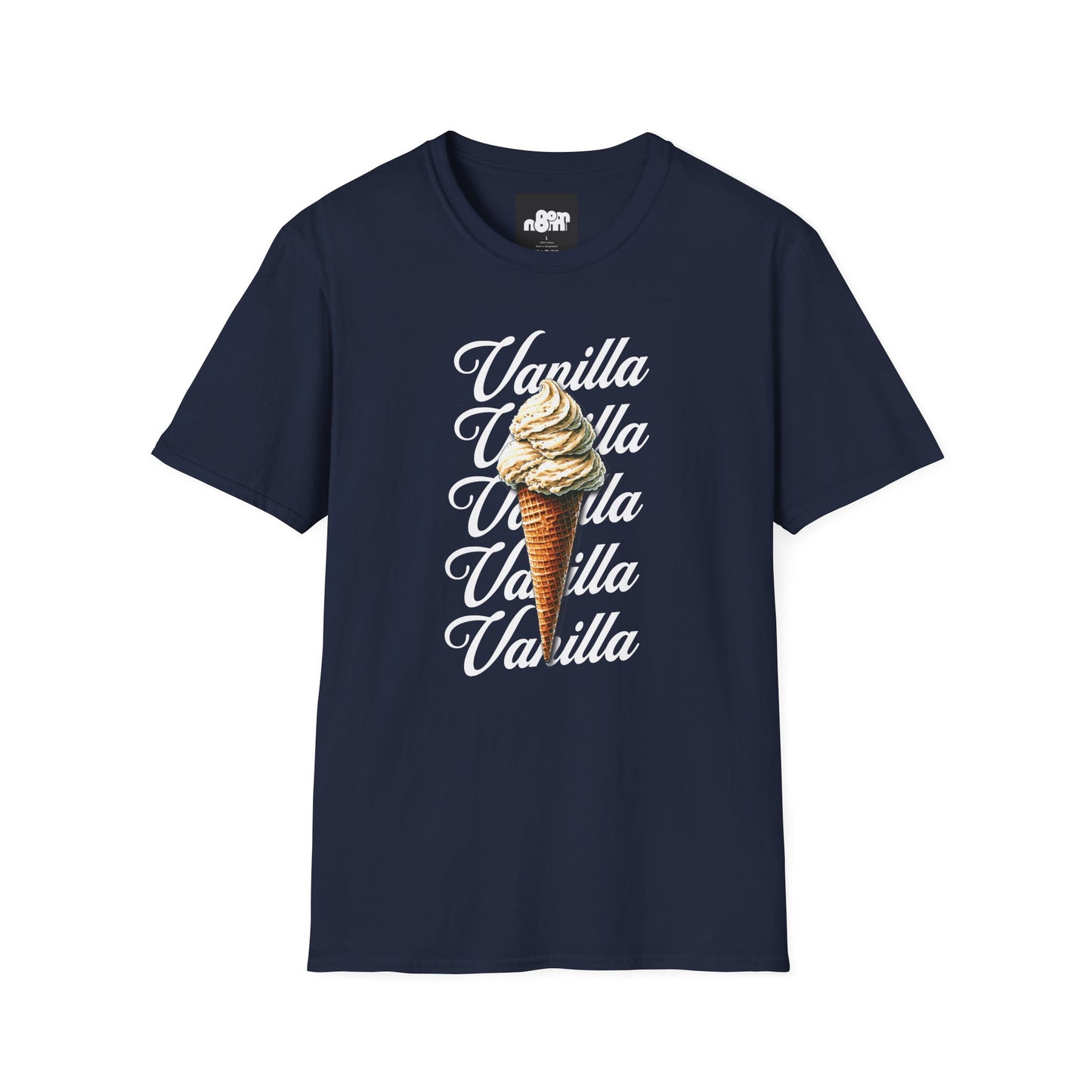 Vanilla Ice Cream Softstyle T-Shirt Unisex Fun Summer Tee