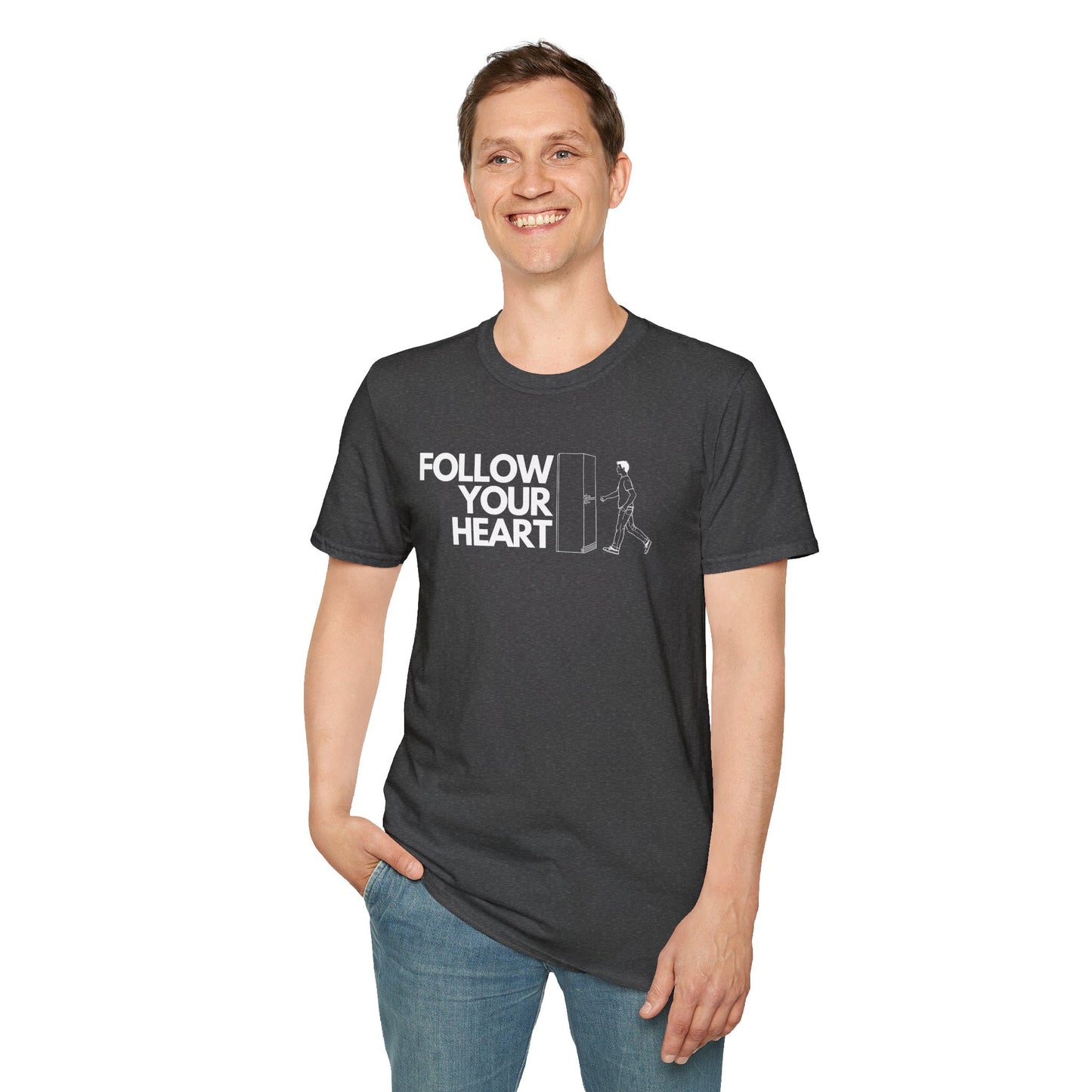 Follow Your Heart T-Shirt Inspirational Casual Wear