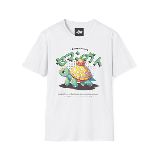 Fun Turtle Graphic T-Shirt A Zesty Journey for Nature Lovers