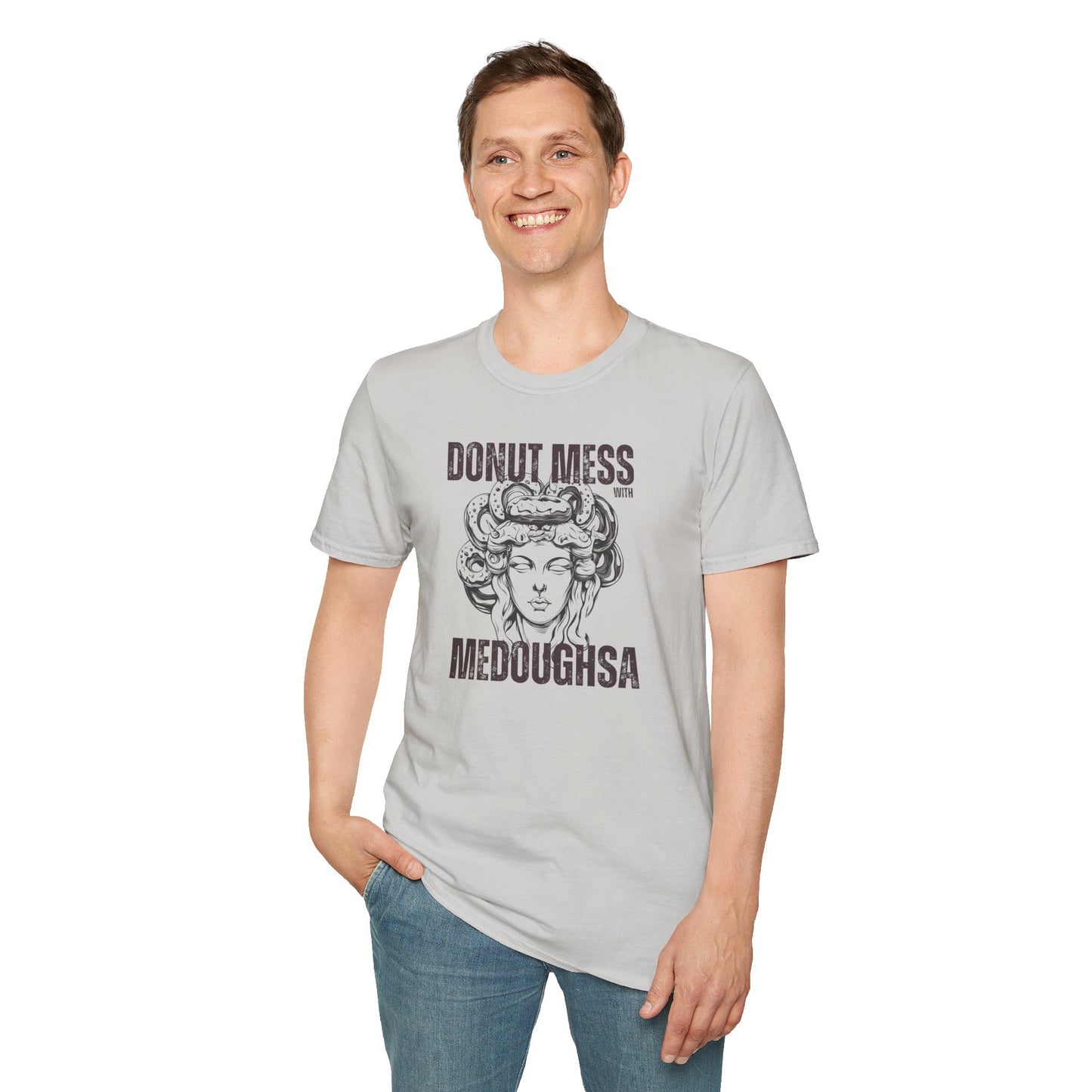 Funny Donut Mess with Medoughsa Softstyle T-shirt