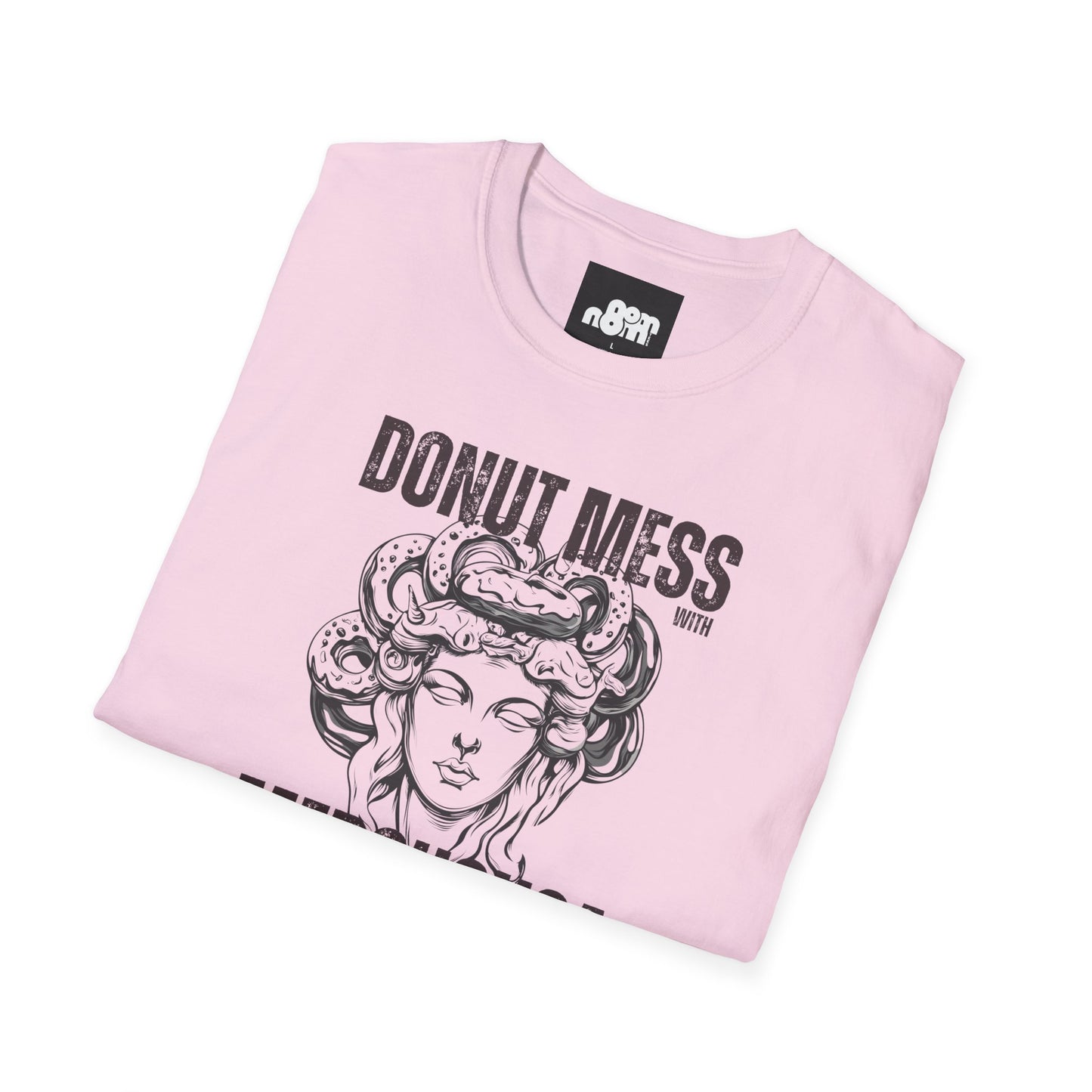 Funny Donut Mess with Medoughsa Softstyle T-shirt