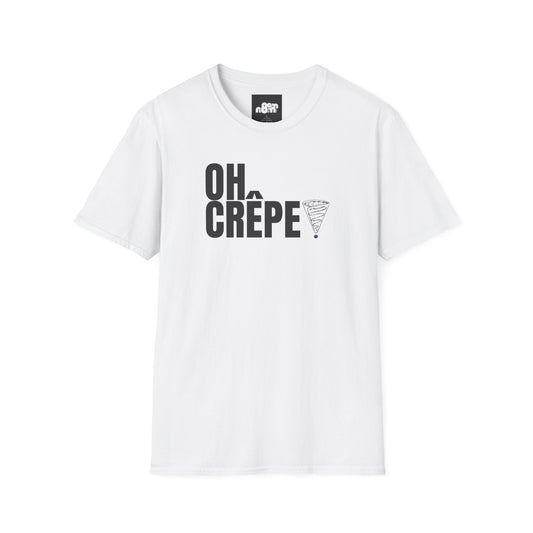 Funny Oh Crepe Unisex T-Shirt Food Theme