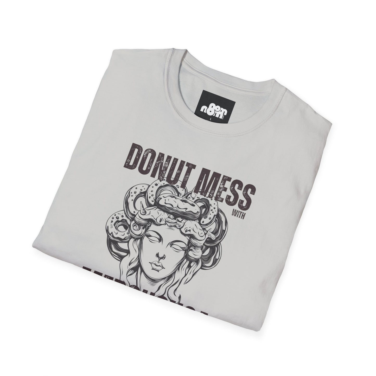 Funny Donut Mess with Medoughsa Softstyle T-shirt