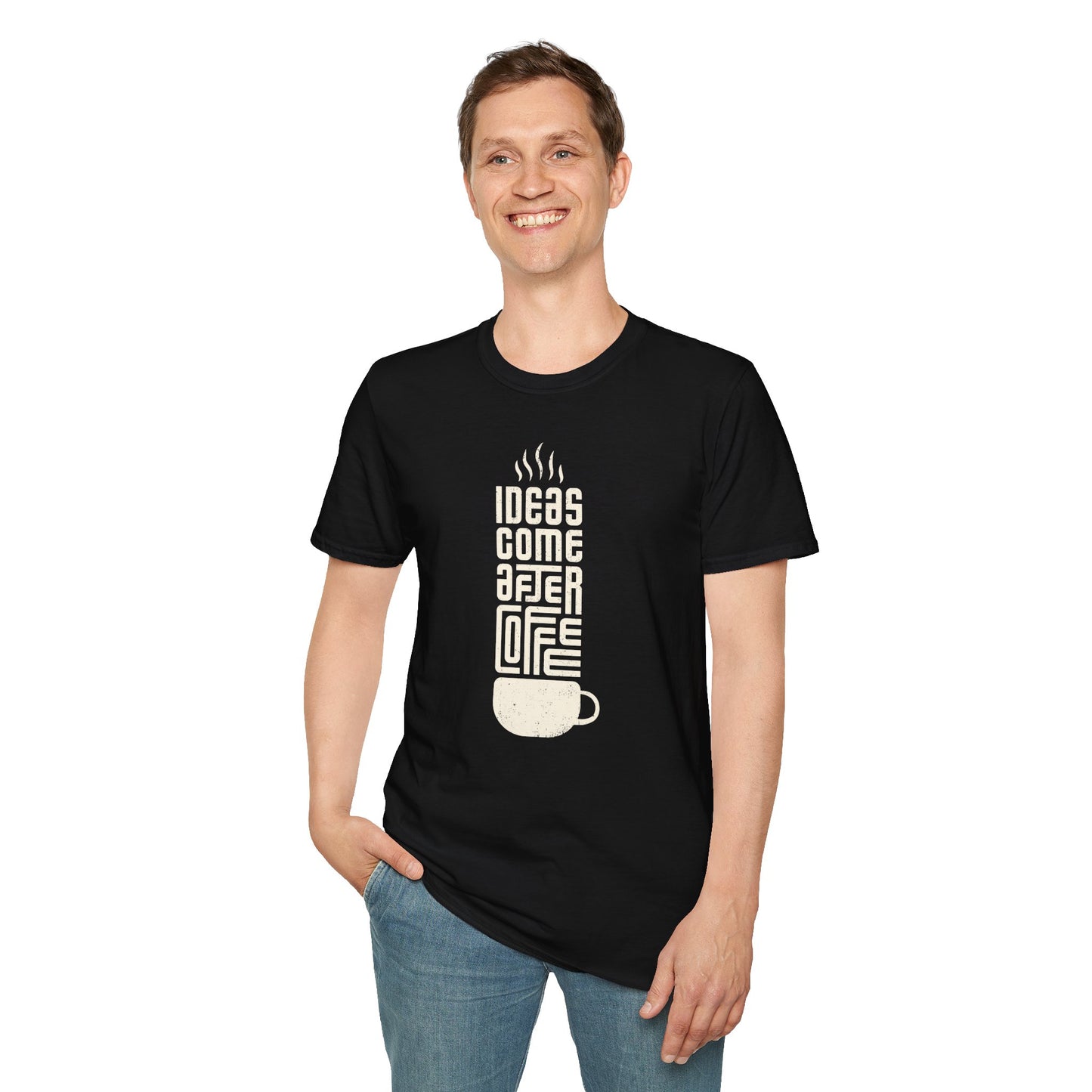 Ideas Come After Coffee T-Shirt