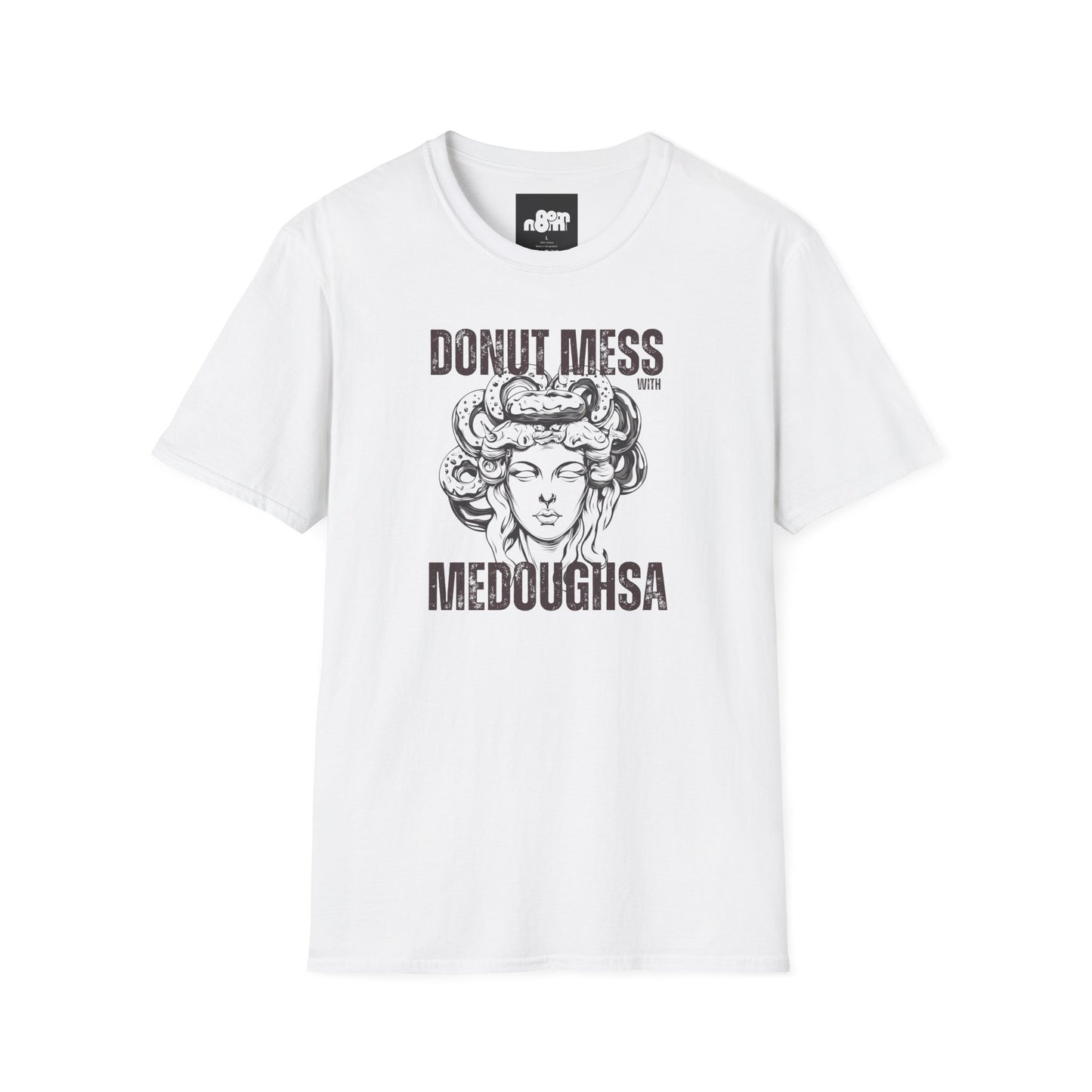 Funny Donut Mess with Medoughsa Softstyle T-shirt