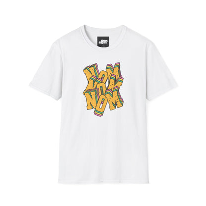 Colorful Nom Nom Nom T-Shirt Unisex Softstyle
