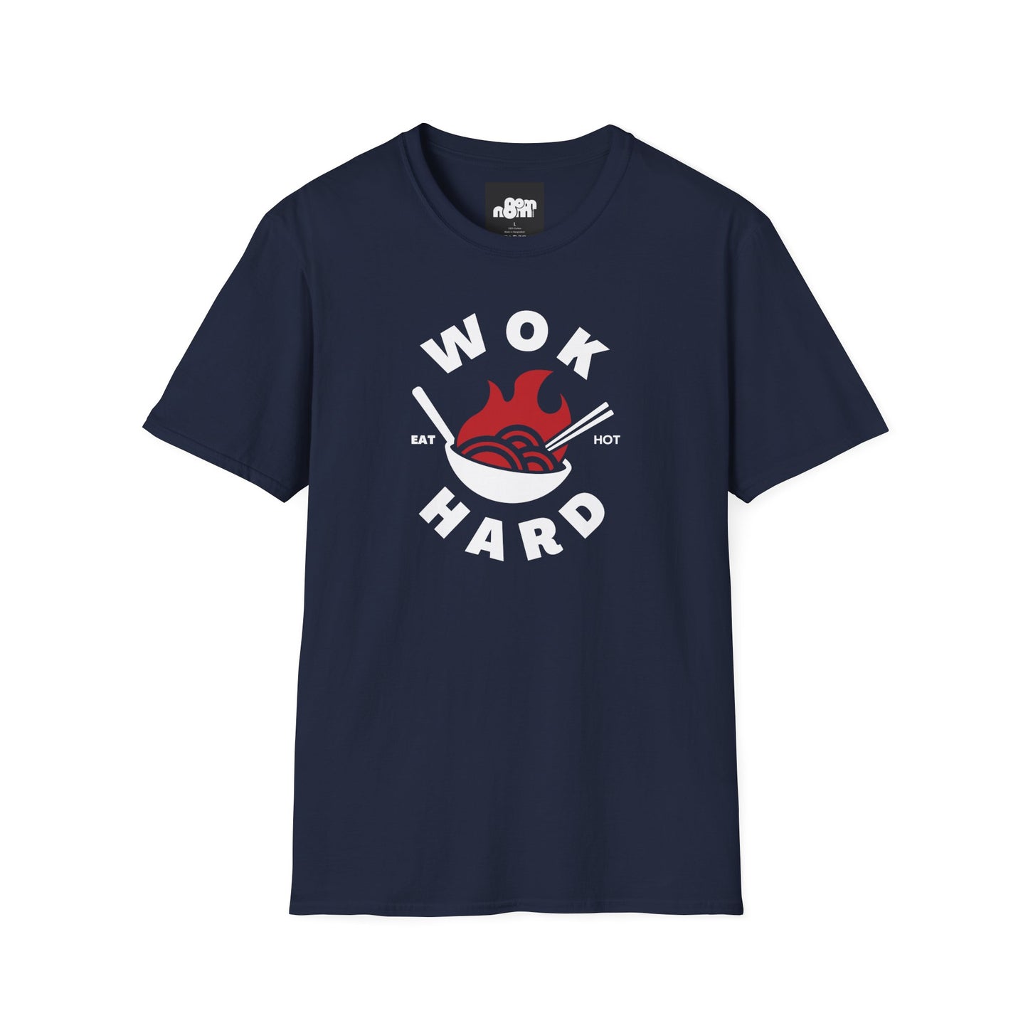 Wok Hard T-Shirt Fun Foodie Graphic Tee
