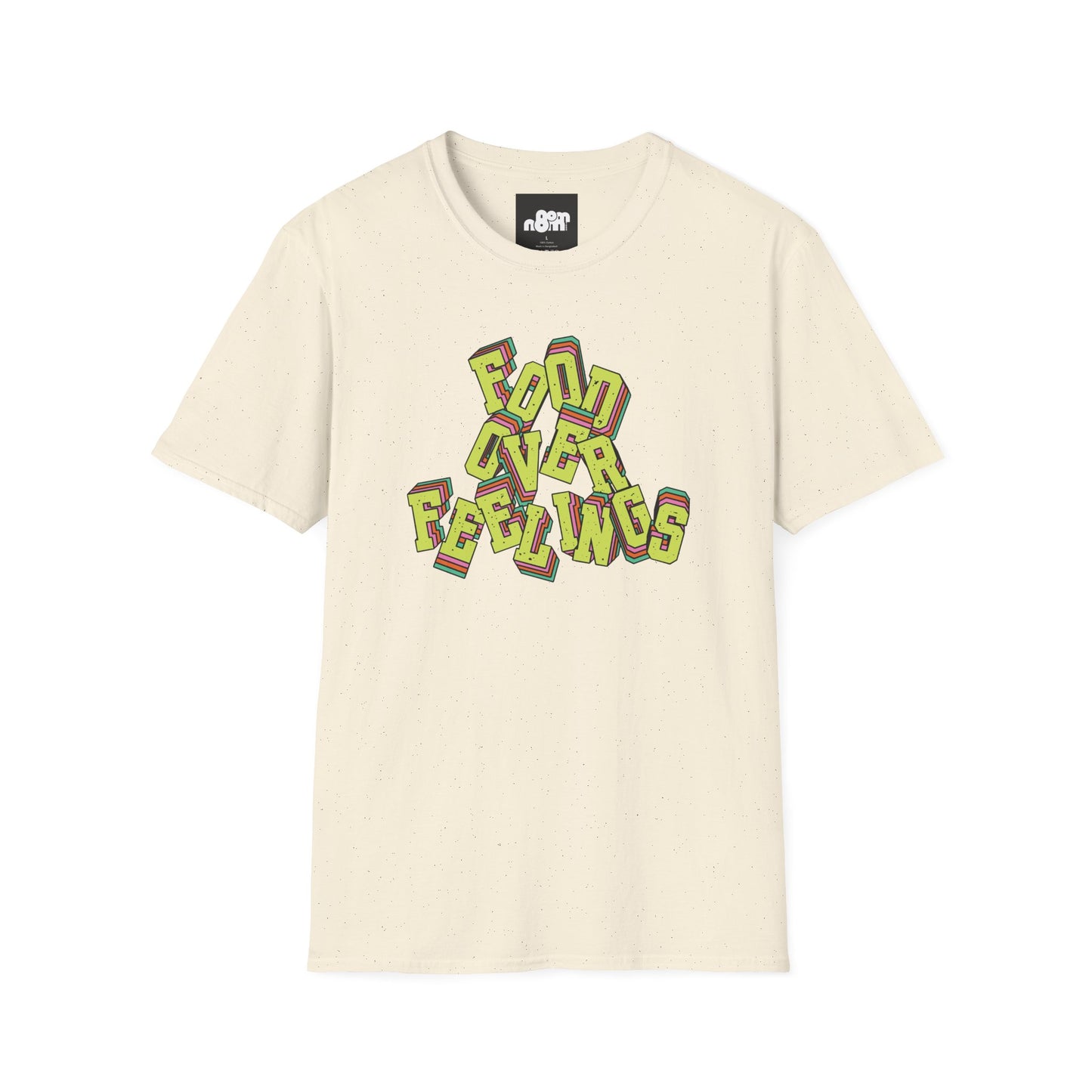 Food Over Feelings T-Shirt Fun & Casual Top for Food Lovers