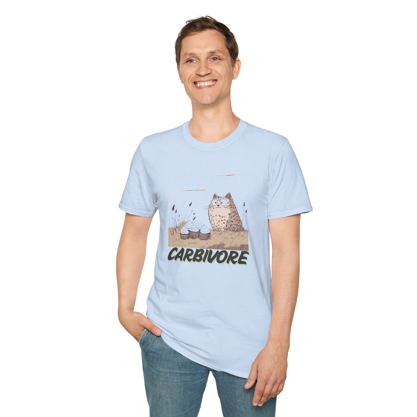 Carbivore Cat T-Shirt Fun & Comfy Design for Animal Lovers