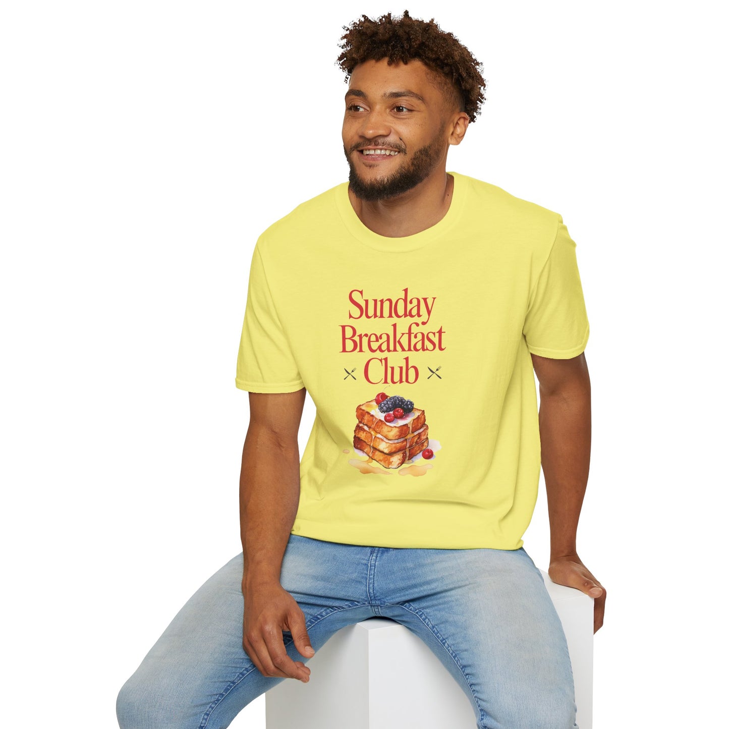 Sunday Breakfast Club T-shirt Unisex Softstyle
