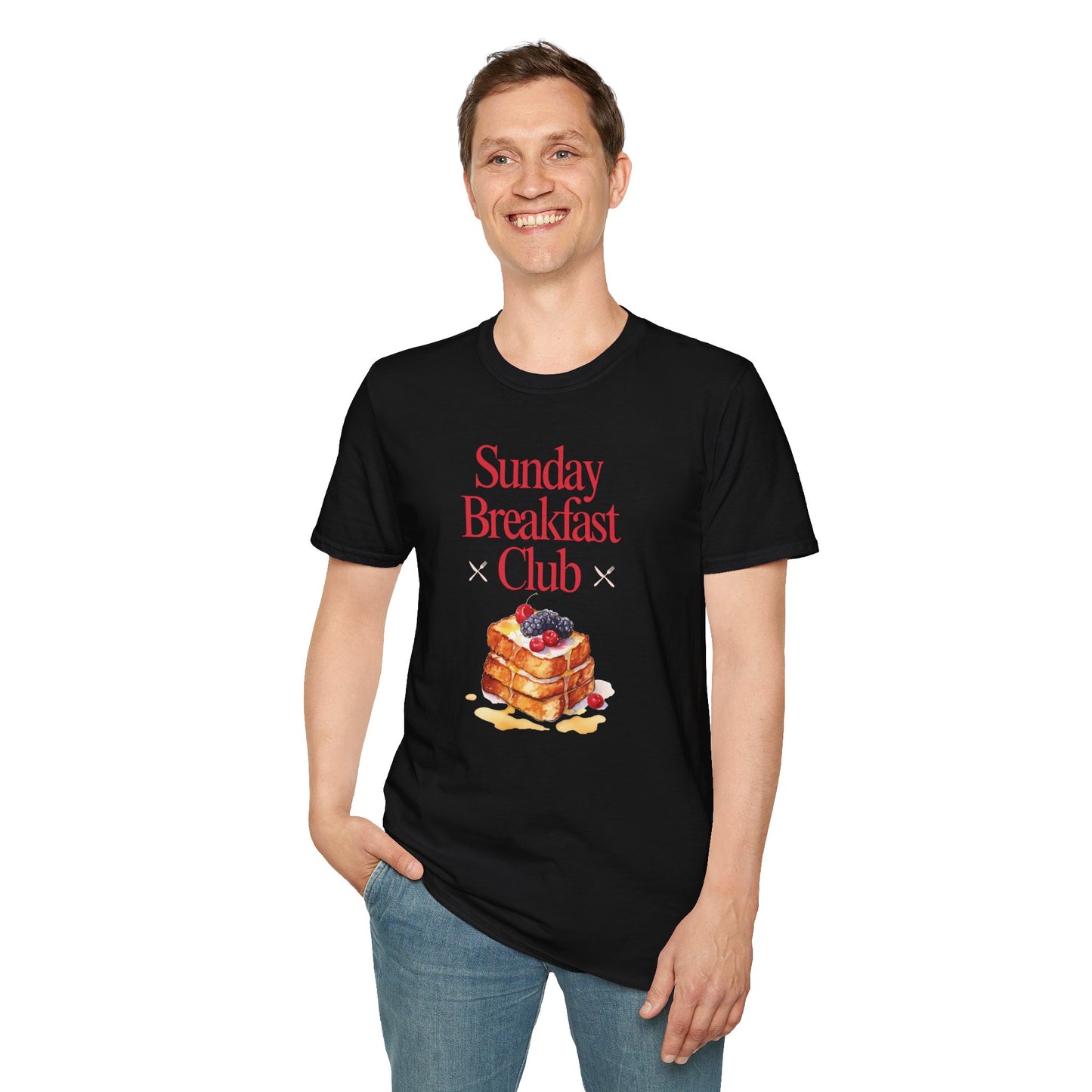 Sunday Breakfast Club T-shirt Unisex Softstyle