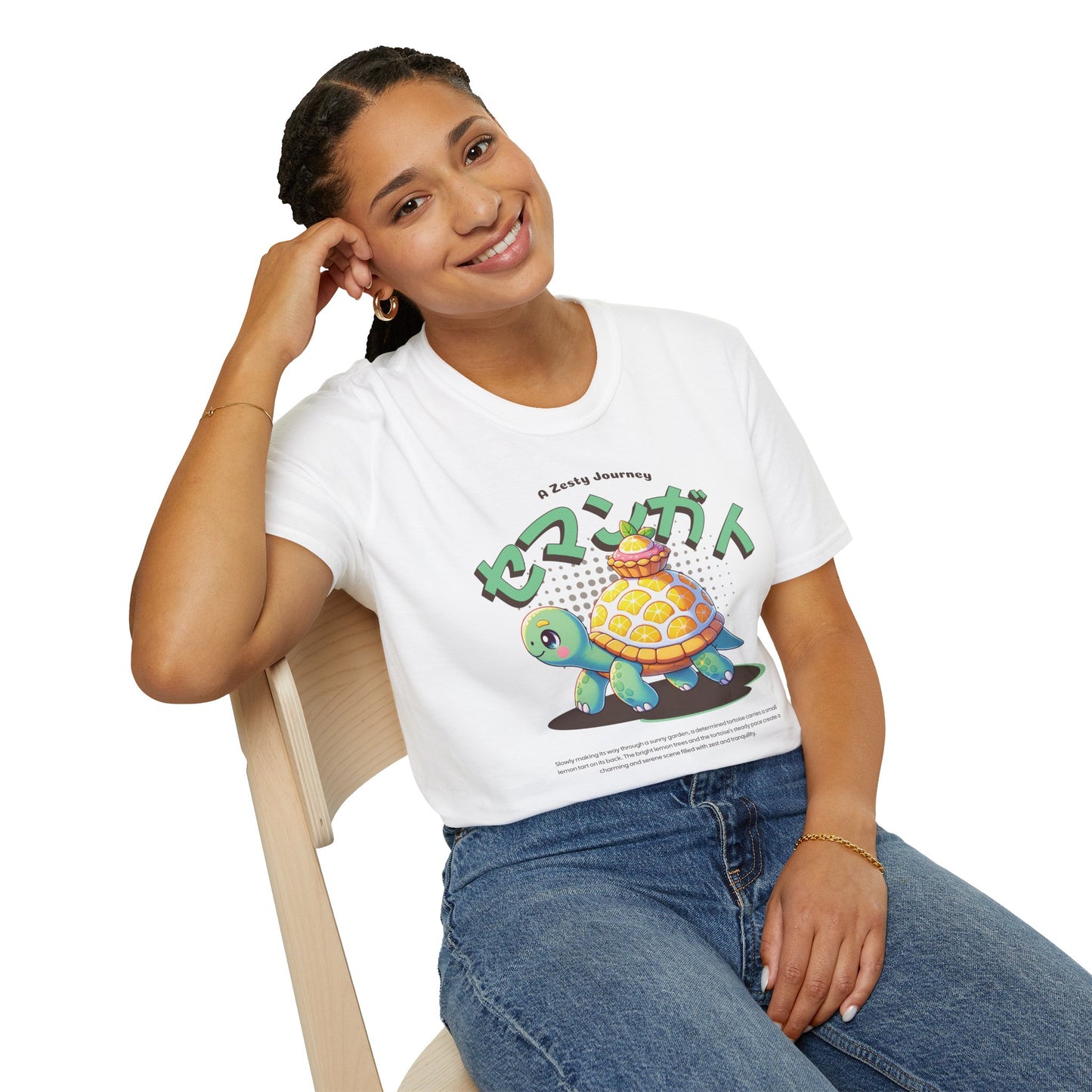 Fun Turtle Graphic T-Shirt A Zesty Journey for Nature Lovers