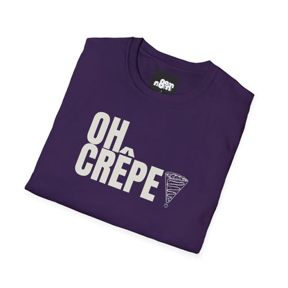 Funny Oh Crepe Unisex T-Shirt Food Theme