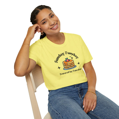Sunday Funday Pancake T-Shirt for Food Lovers