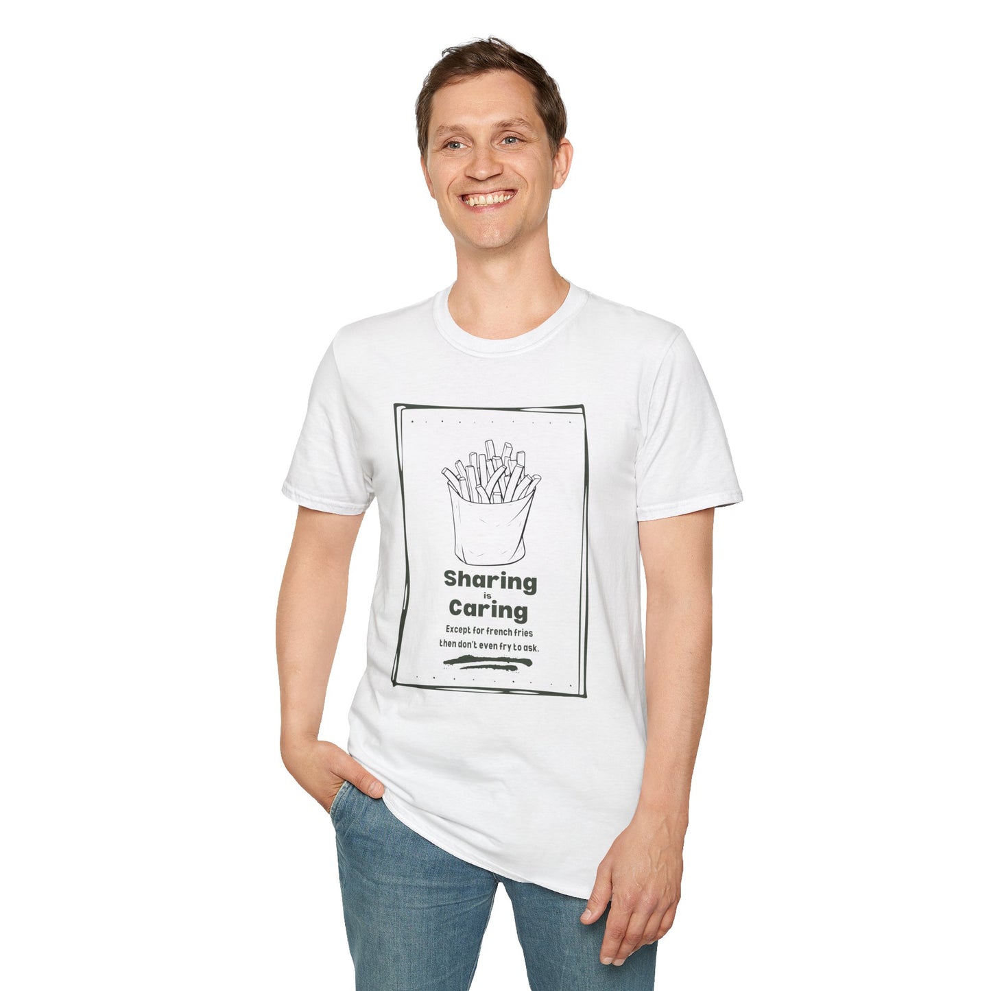 Sharing is Caring French Fry Lover T-shirt