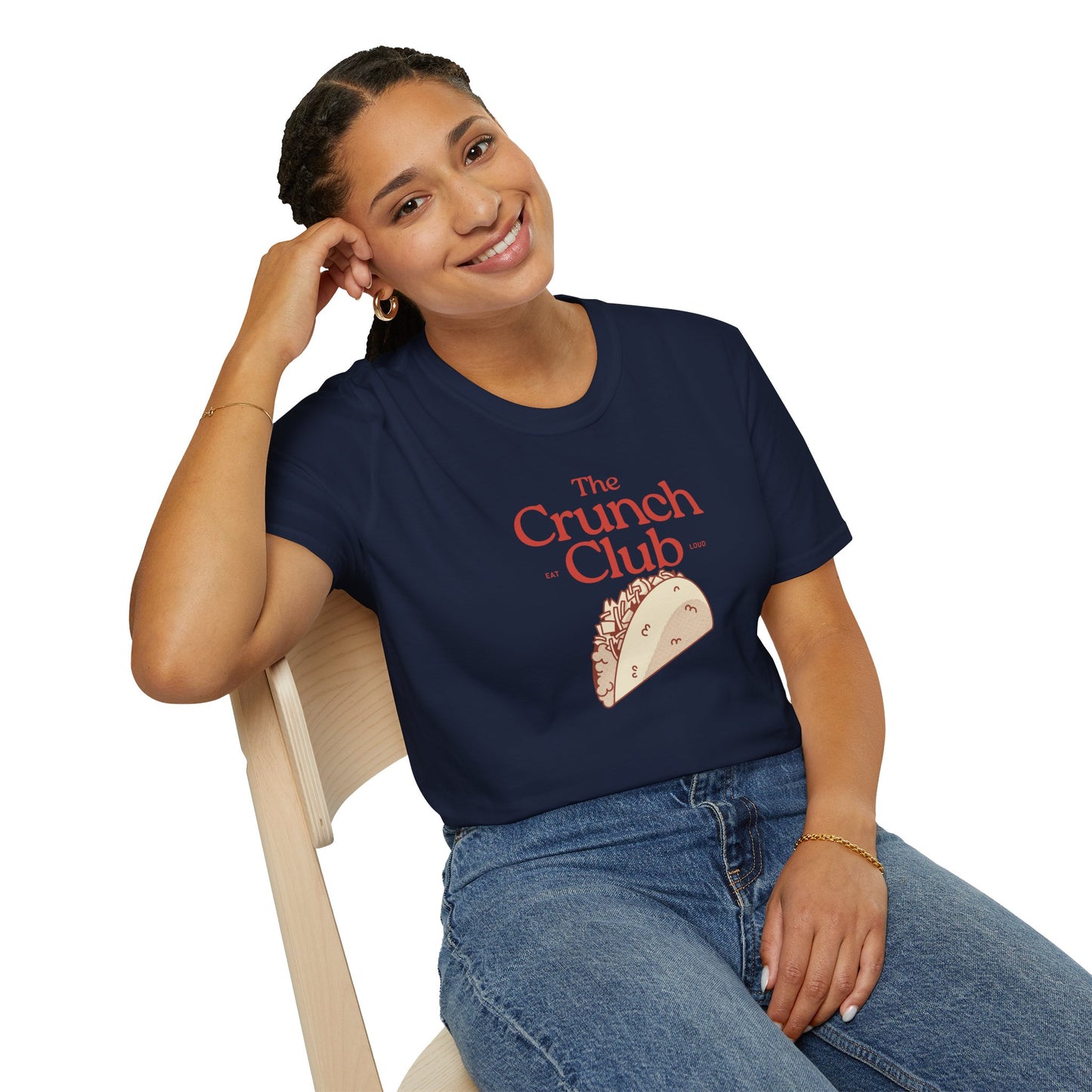 Taco Crunch Club Red Unisex T-Shirt