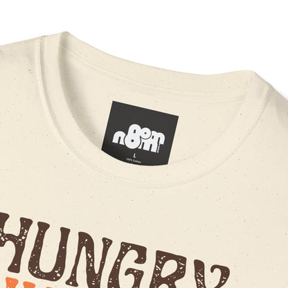 Hungry Cat T-Shirt Playful and Casual Tee for Cat Lovers