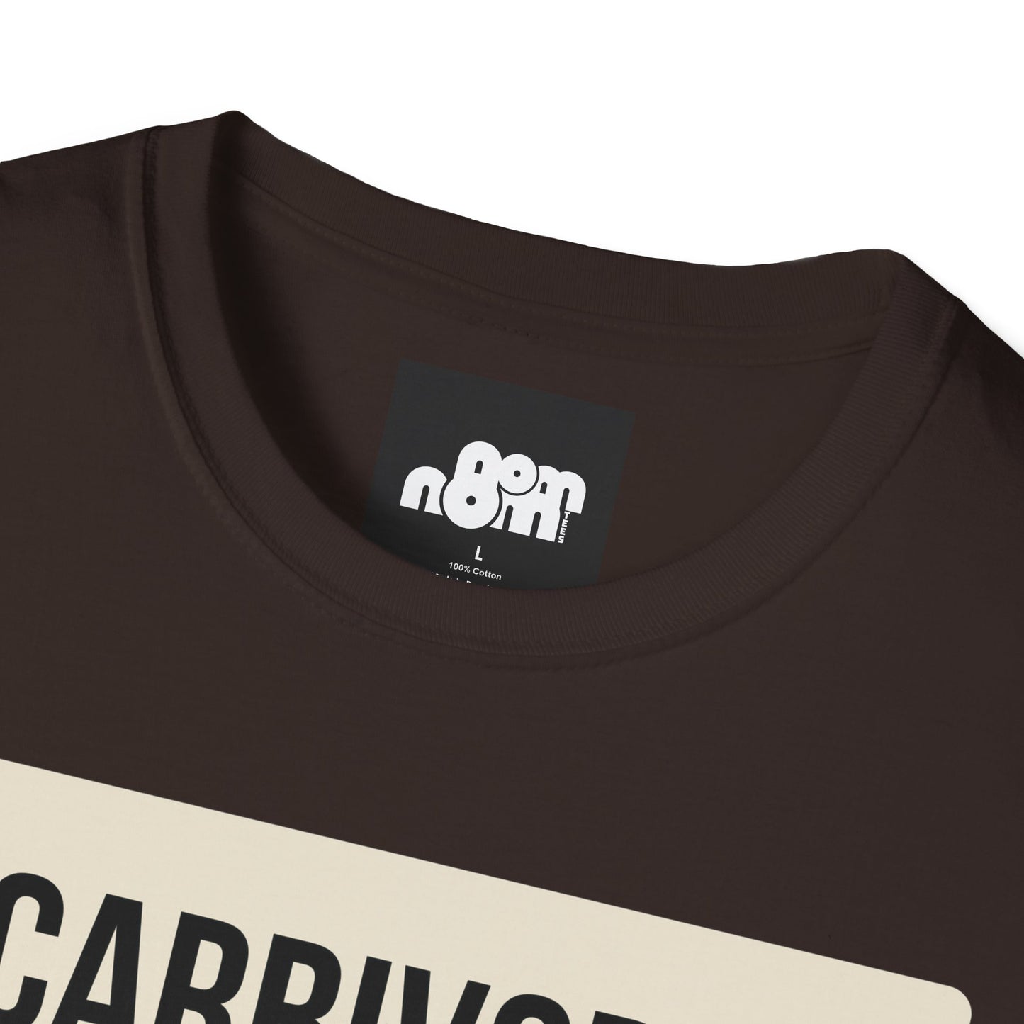 Funny "Carbivore" Cat T-Shirt Soft Cotton Tee for Animal Lovers