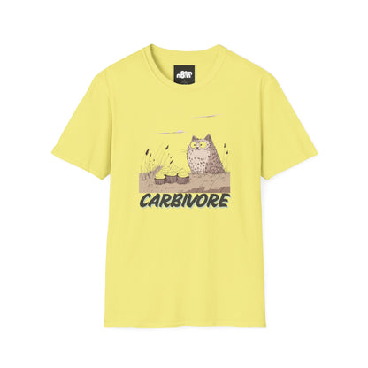 Carbivore Cat T-Shirt Fun & Comfy Design for Animal Lovers