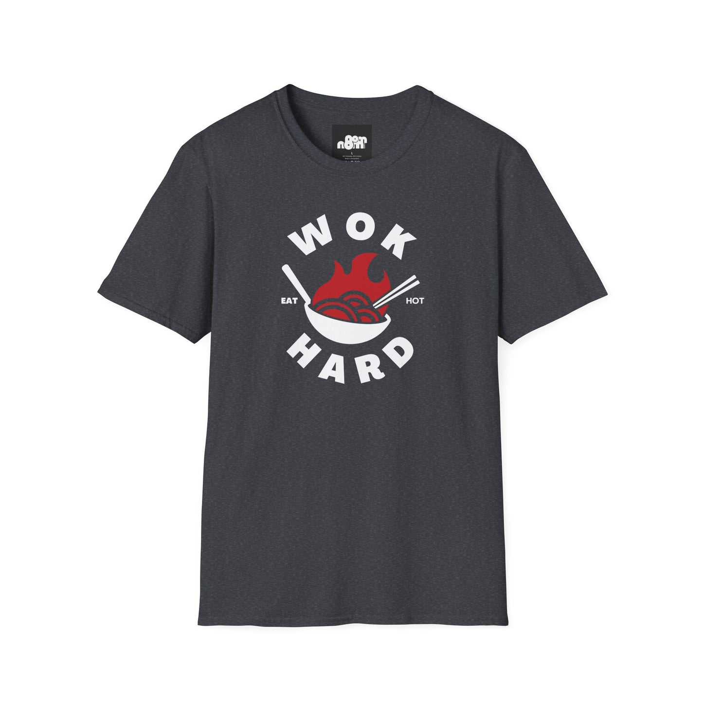 Wok Hard T-Shirt Fun Foodie Graphic Tee