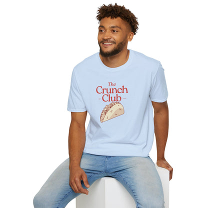 Taco Crunch Club Red Unisex T-Shirt
