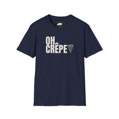 Funny Oh Crepe Unisex T-Shirt Food Theme