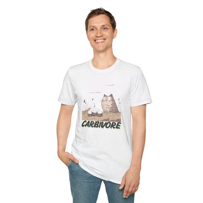 Carbivore Cat T-Shirt Fun & Comfy Design for Animal Lovers