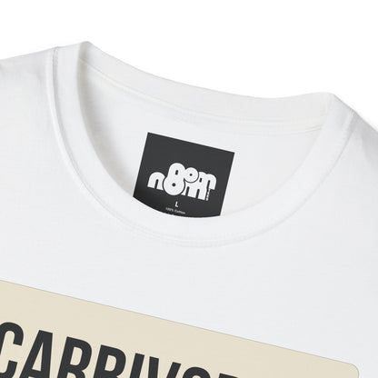 Funny "Carbivore" Cat T-Shirt Soft Cotton Tee for Animal Lovers