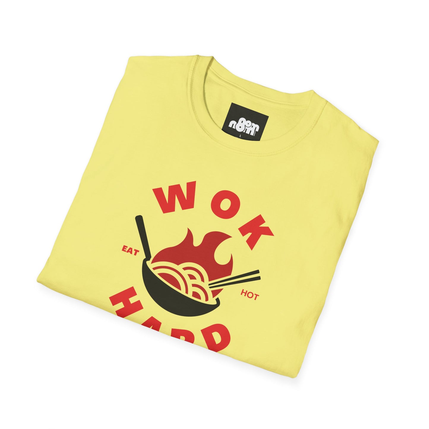Wok Hard T-Shirt Fun Foodie Graphic Tee
