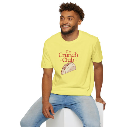Taco Crunch Club Red Unisex T-Shirt
