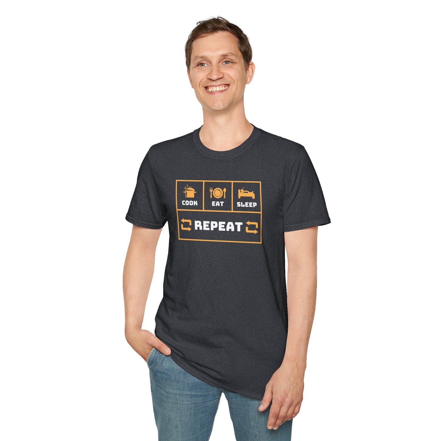 Cook, Eat, Sleep, Repeat T-Shirt