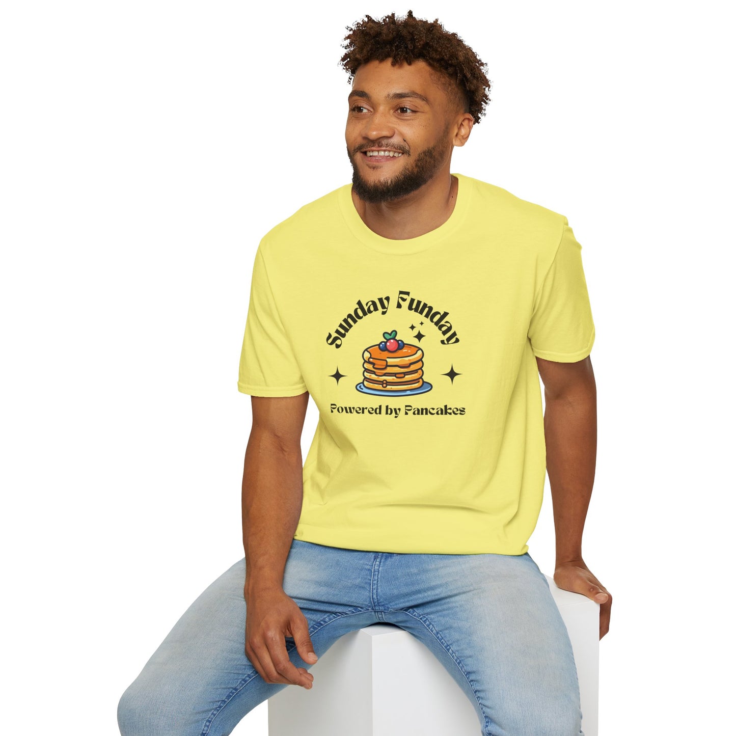 Sunday Funday Pancake T-Shirt for Food Lovers