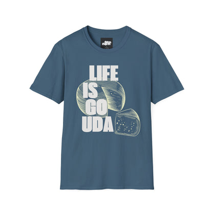 Life Is Gouda T-Shirt Fun Cheese Lover Tee