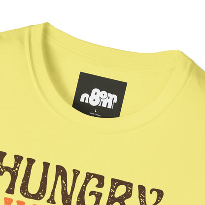 Hungry Cat T-Shirt Playful and Casual Tee for Cat Lovers